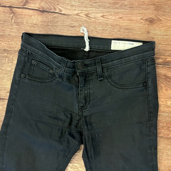 rag & bone zipper black capri size 26 in Cotswald - Picture 2 of 6